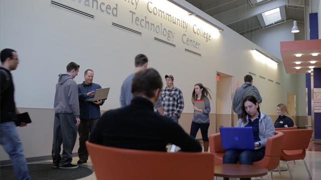 Photo of interior of ATC