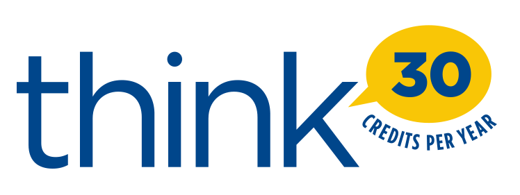 Think 30 logo (Think 30 Credits Per Year)