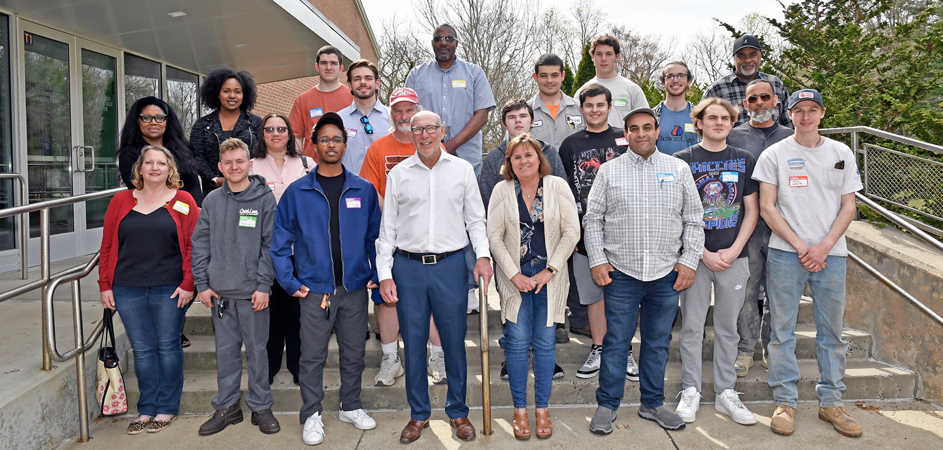 DCCC Educational Foundation supporters Sharon and Andy Kelleher with 2023 Kelleher Connect Opportunity Fund students