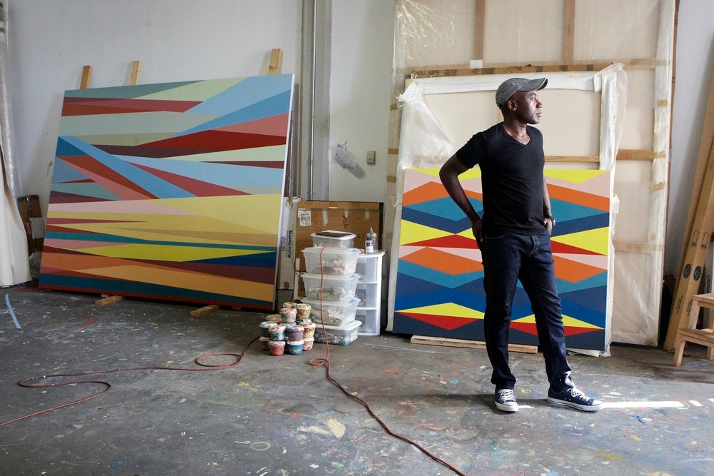 abstract painter Odili Donald Odita