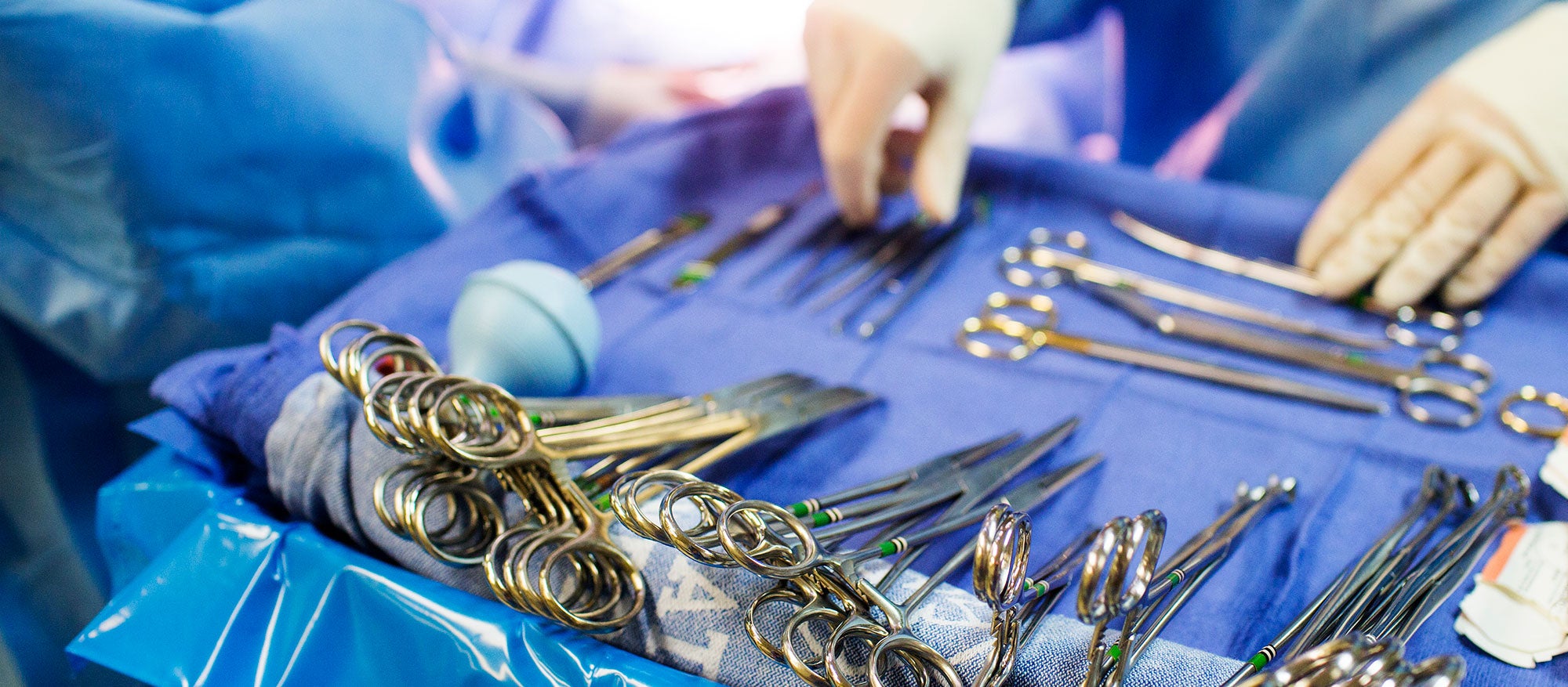 Image of sterile surgical tools