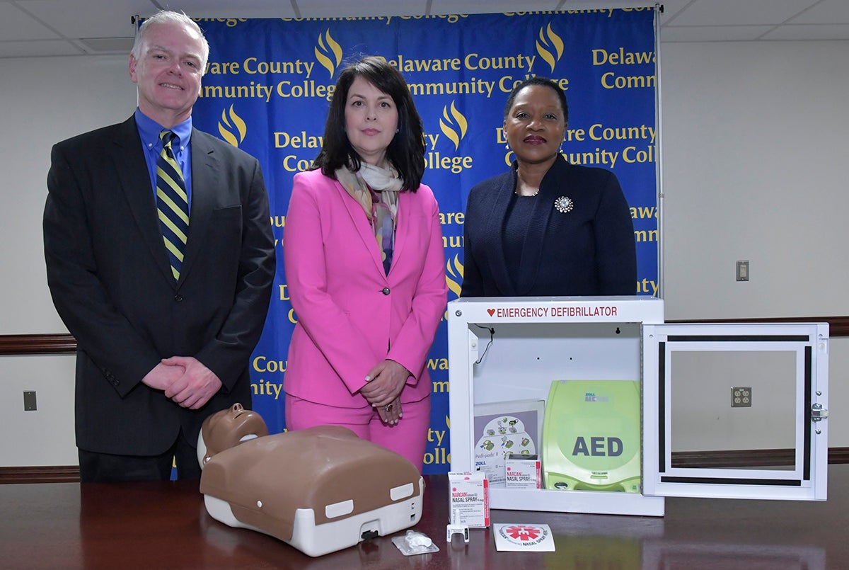 Photo of Chief Joseph Ryan, Katayoun Copeland and Dr. L. Joy Gates Black