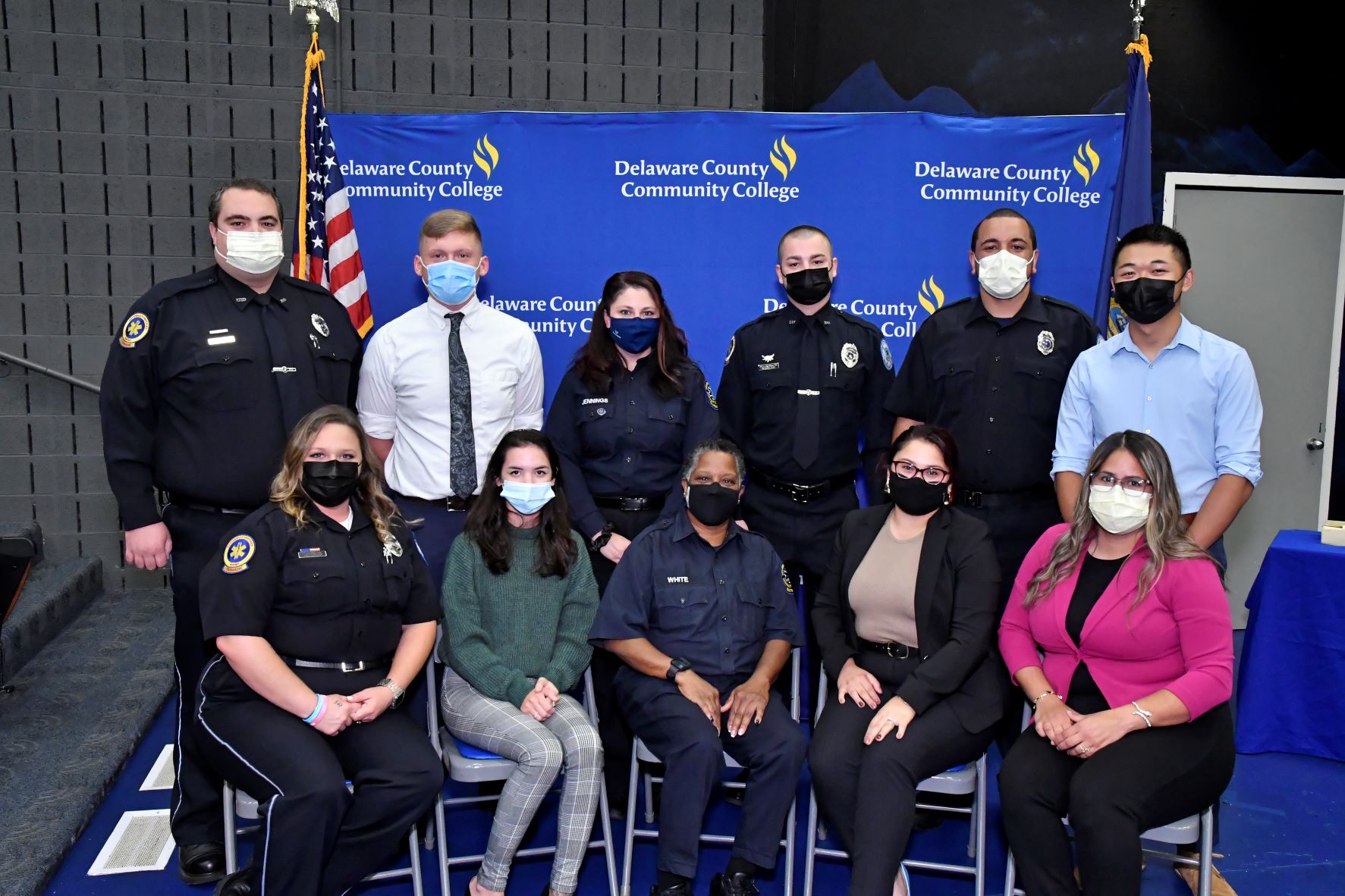 Group Photo of Paramedic Pinning Ceremony