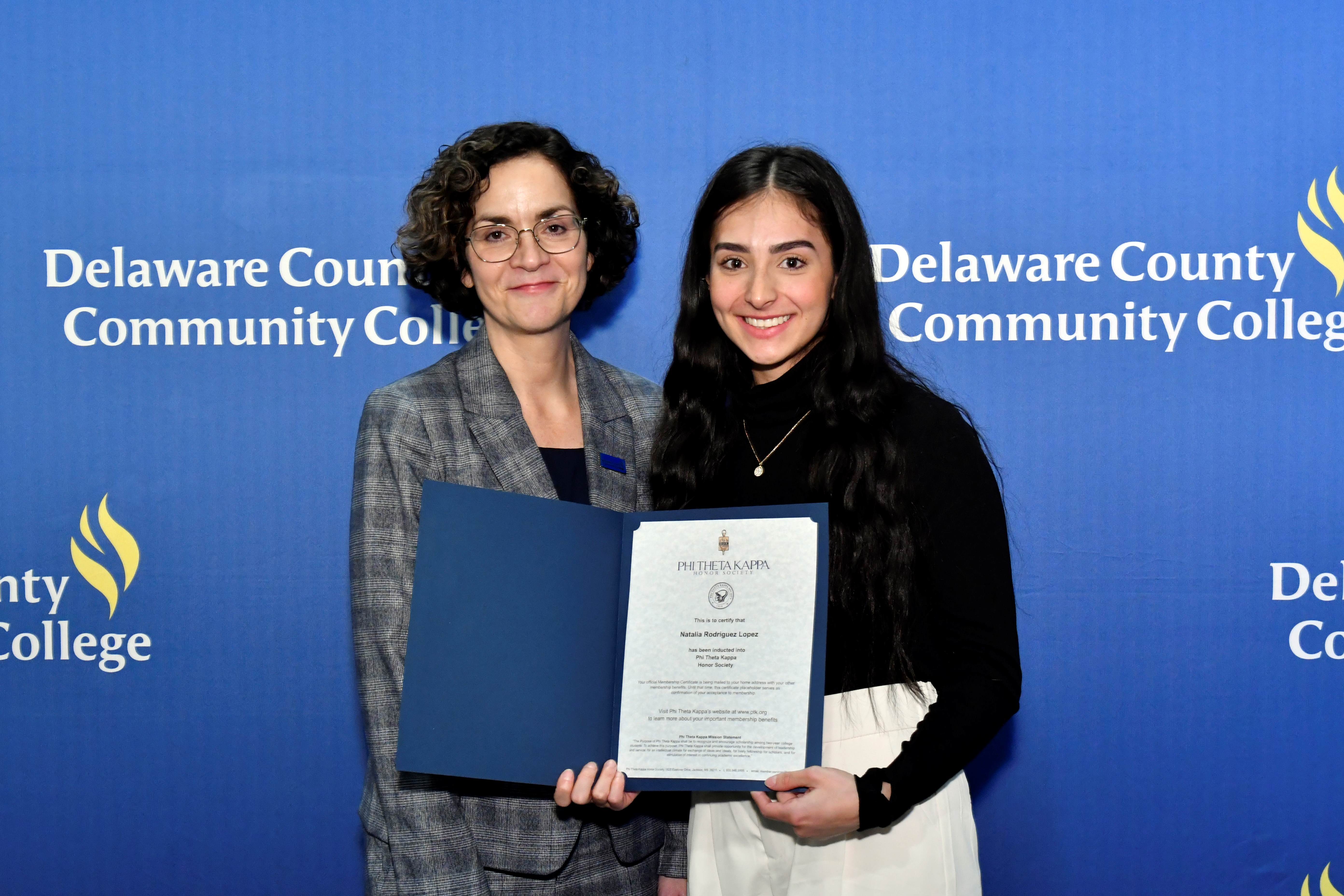 Dr Cronin and Natalia Rodriguez Lopez