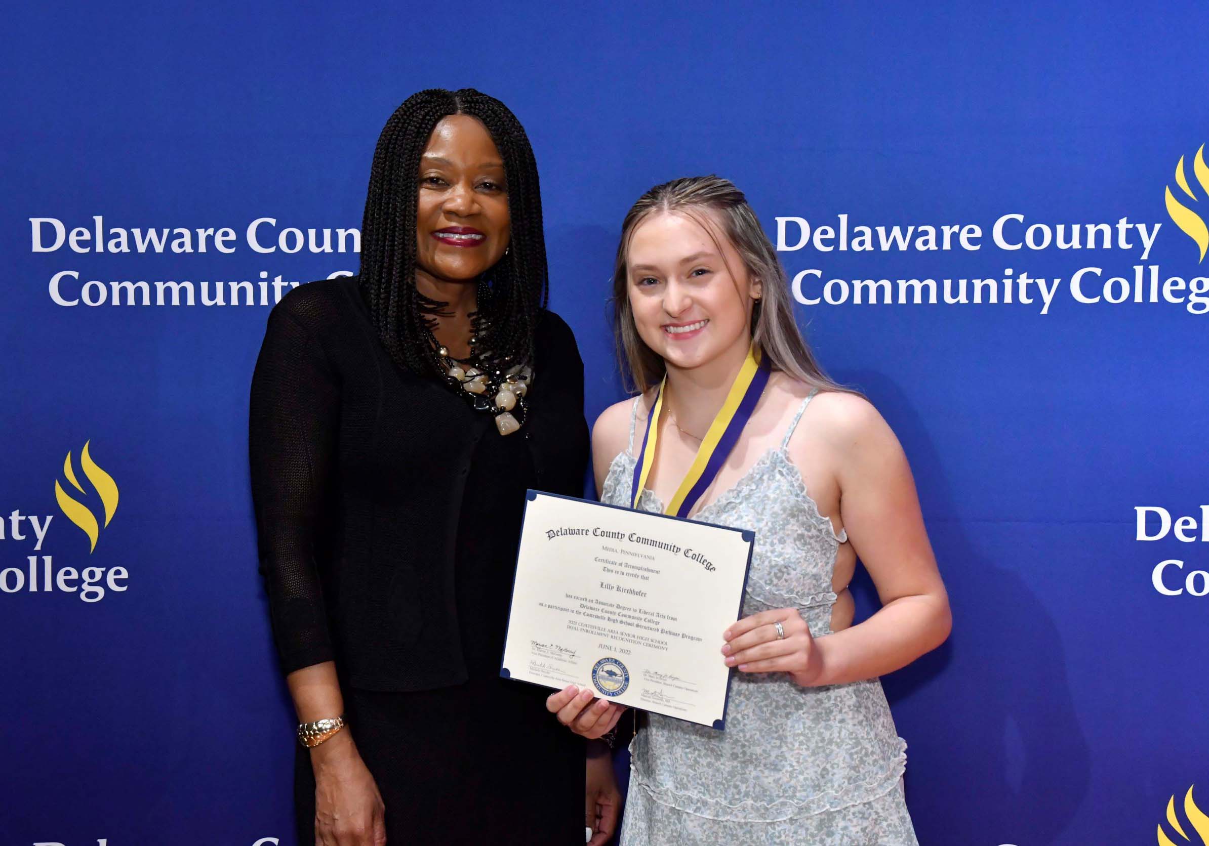 Photo of Dr. Joy Gates Black with Lilly Kirchhofer