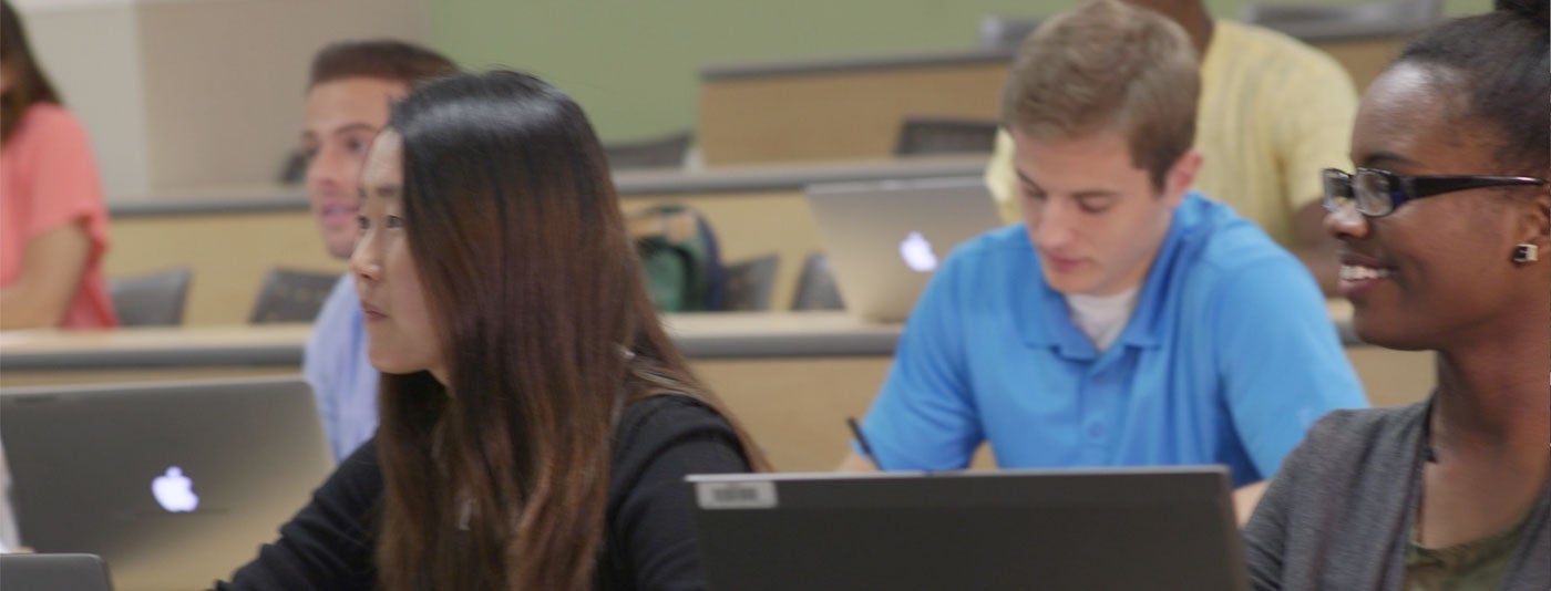 Photo of students in classroom.