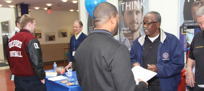 Photo of a job fair