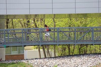 Girl on Bridge