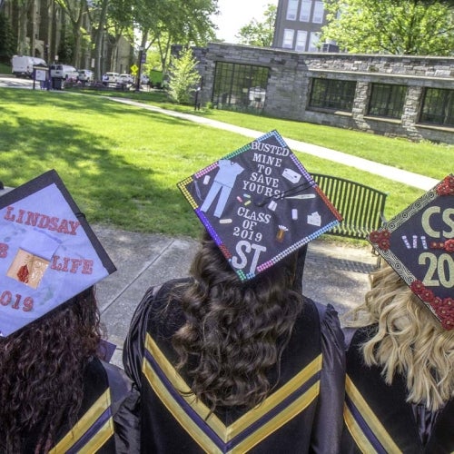 Decorated caps