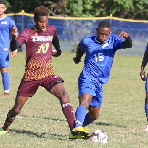 Shemoore Clark and Phantoms men's soccer player