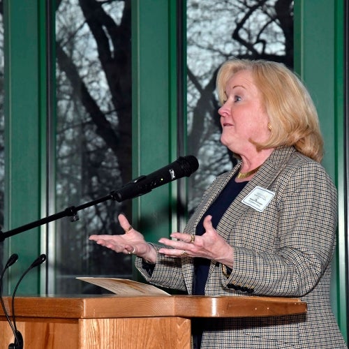 Marian McGorry speaking