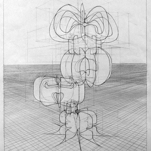 Drawing Course student darwing
