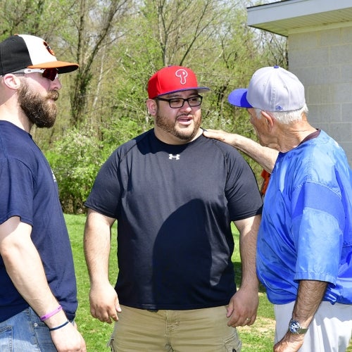 Motta talking to former players