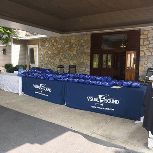 Golf Classic Visual Sound Sponsor Table